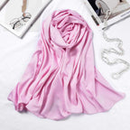 Hijab - Large Matte Satin Silk Headscarf