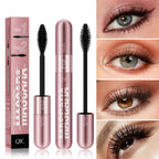 QIC - Double Effect Mascara Waterproof Lengthening Volume 5D Silk Fiber