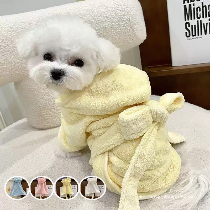 Dog Bathing & Drying Bathrobes