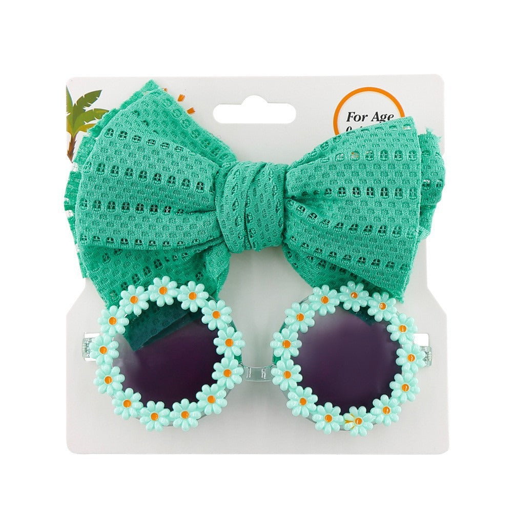 Babygirl -  Fashion Glasses & Baby Headband Set