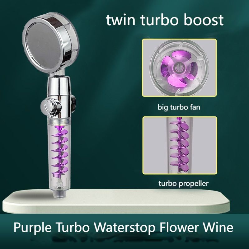 Supercharged - Shower Head Filtration Large Turbo Cyclone