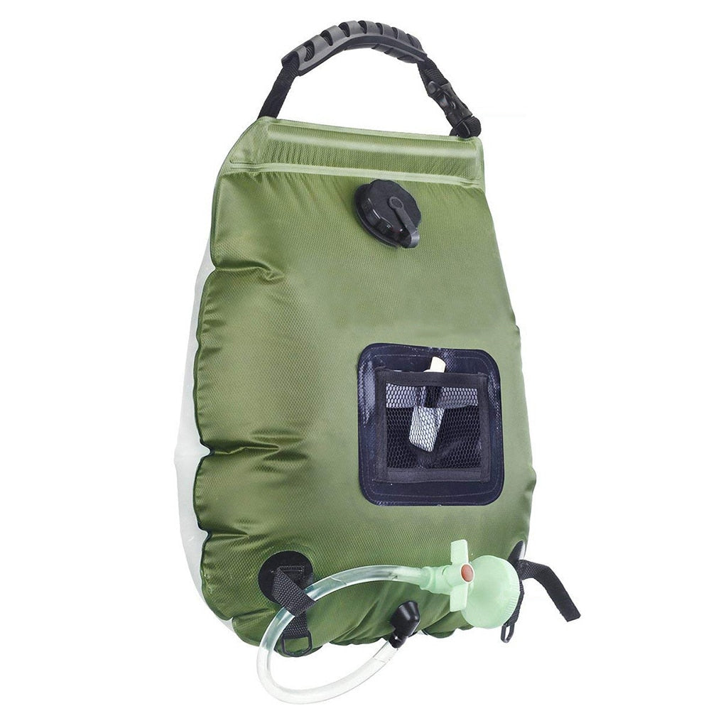 Portable Shower - 20L Summer Campers Sun Absorb Portable Shower Bag