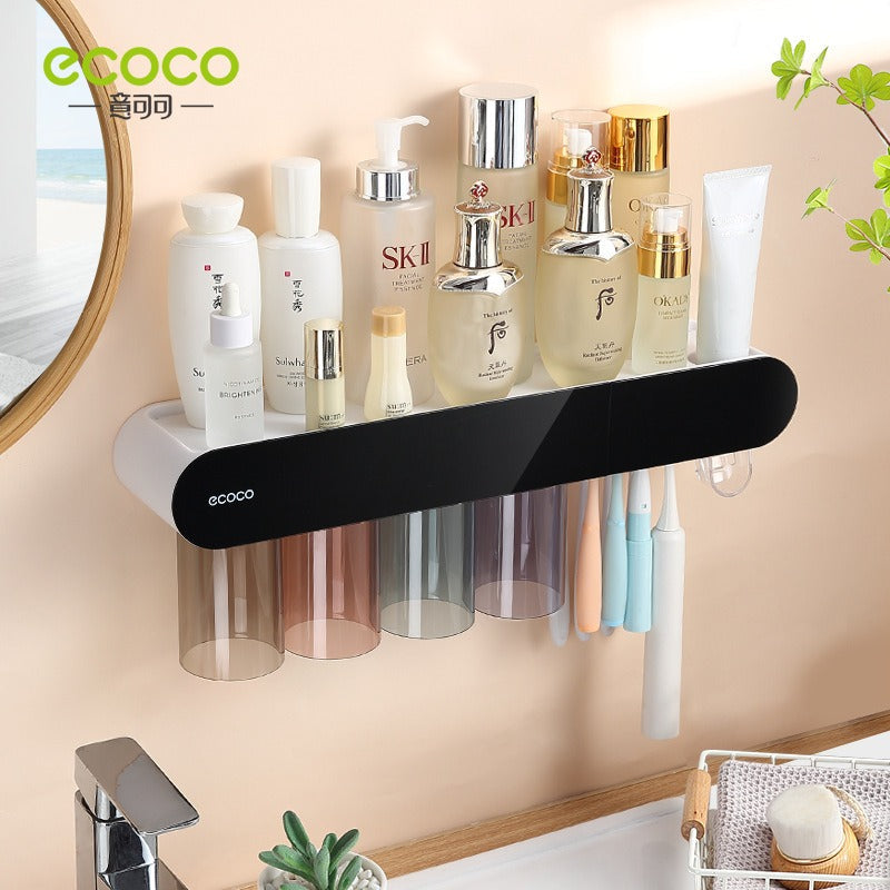 Ecoco - Wall Mounted Multi Toothbrush Holder