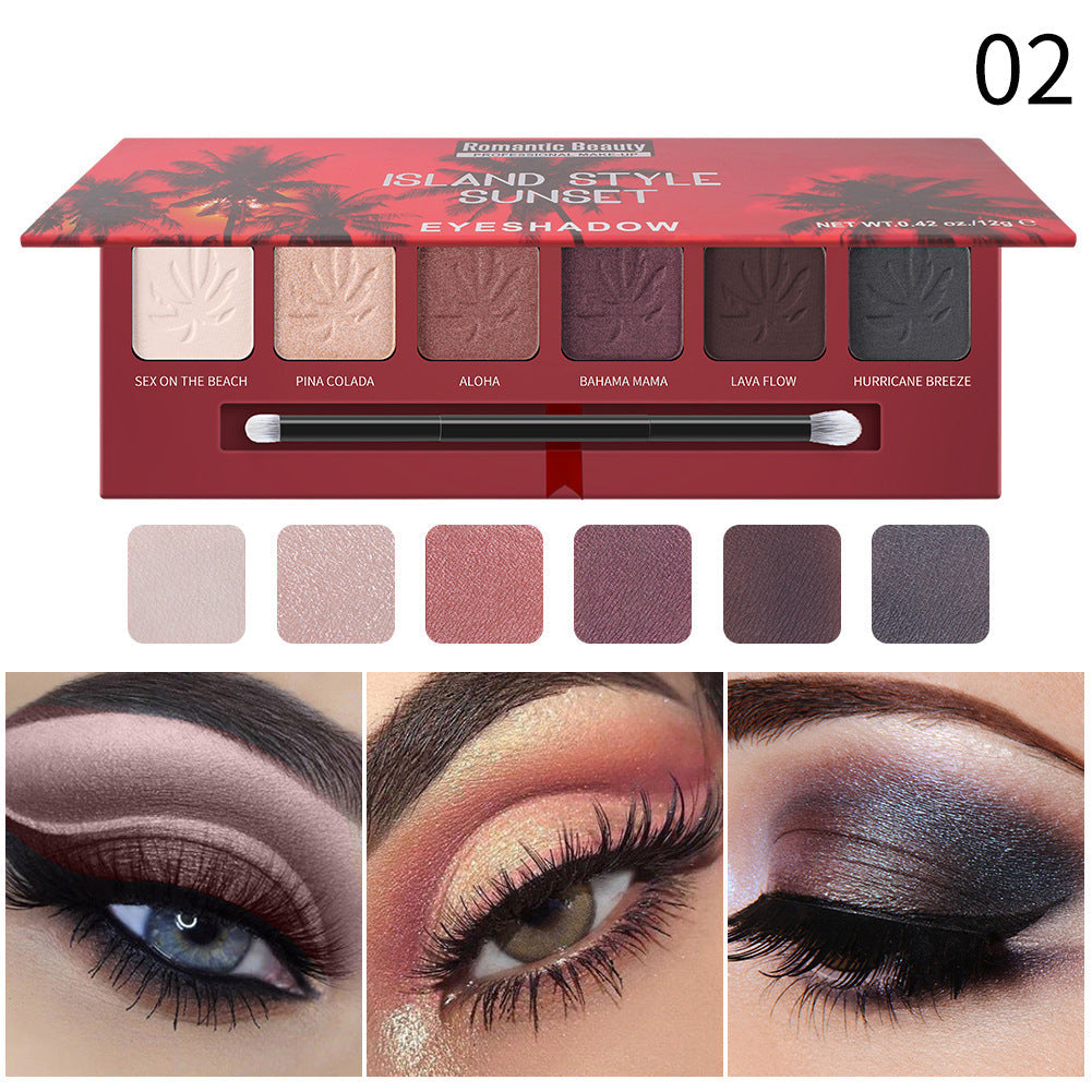 Romantic Beauty - Island Style Sunset Eye Shadow Palatte