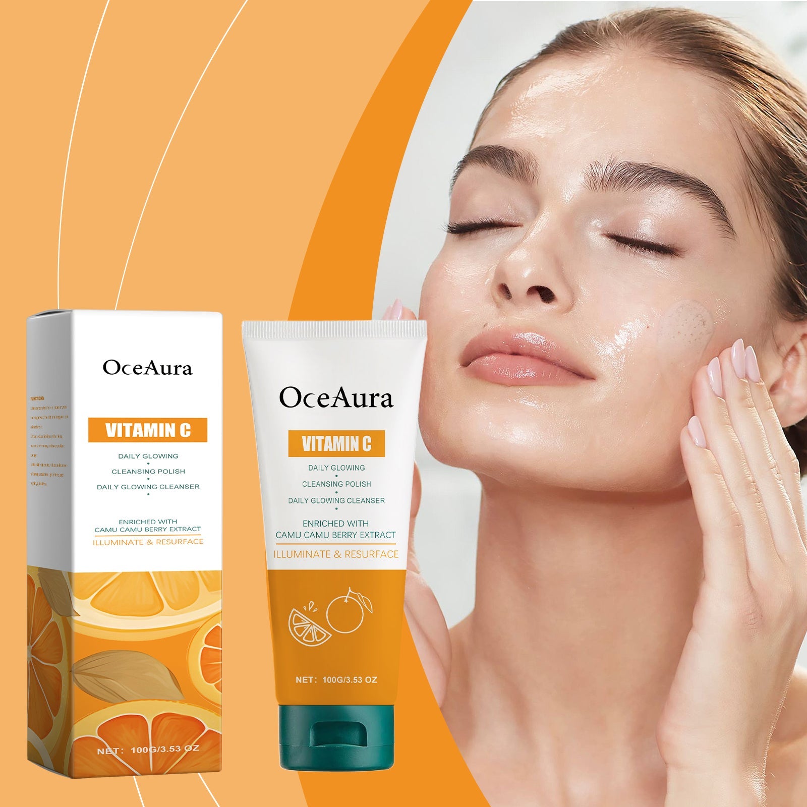 OceAura - Illuminate & Resurface Vitamin C Cleanser