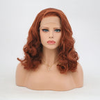 Autumn - Front Lace Bob Short Curly Synthetic Wig