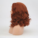 Autumn - Front Lace Bob Short Curly Synthetic Wig
