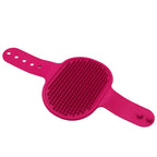 Soft Rubber Pet Brush - Pet Bath Silicone Comb Hair Remover & Massager