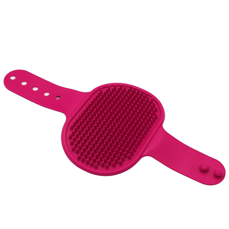 Soft Rubber Pet Brush - Pet Bath Silicone Comb Hair Remover & Massager
