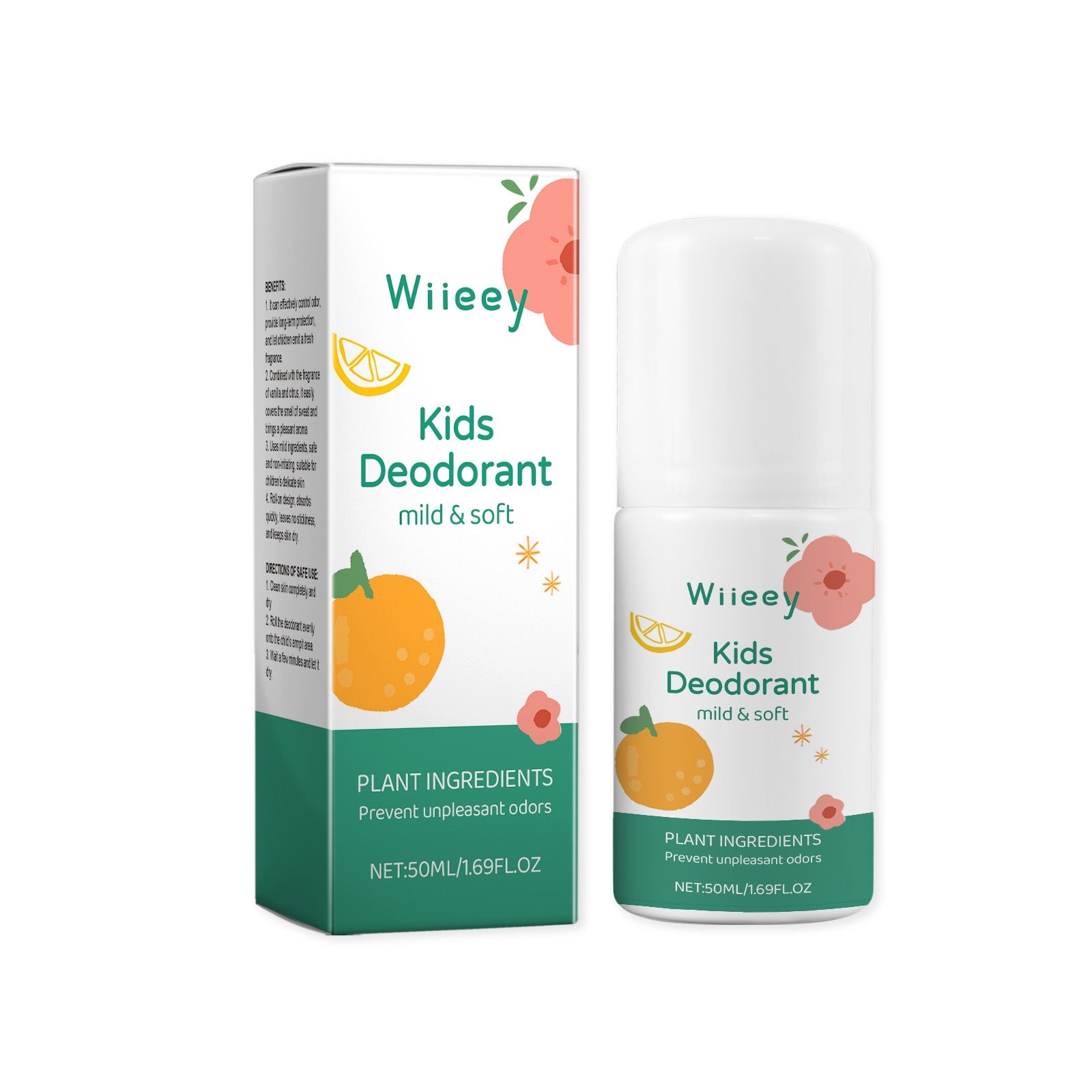 Wiieey - Kids Deodorant Mild & Soft Plant Based