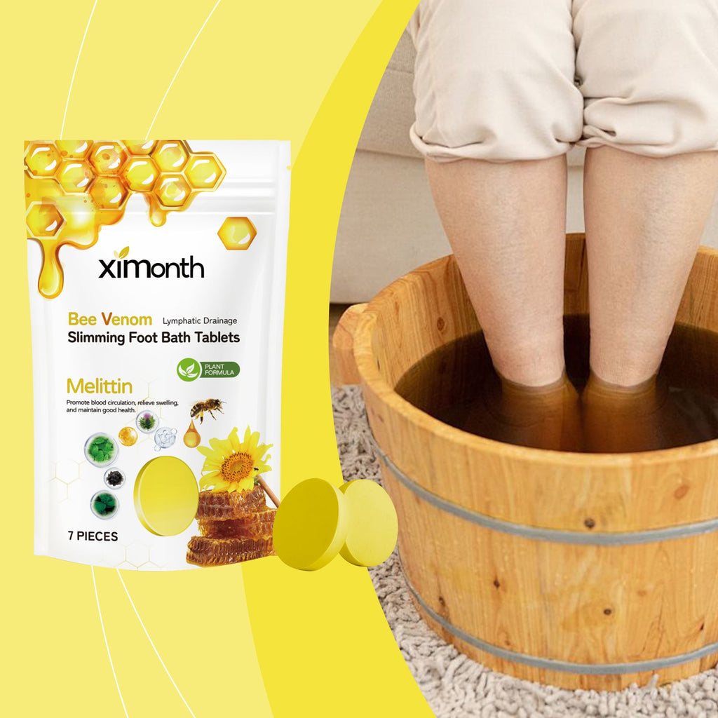 XiMonth - Bee-Venom Lymphatic Drainage Slimming Foot Bath Tablets