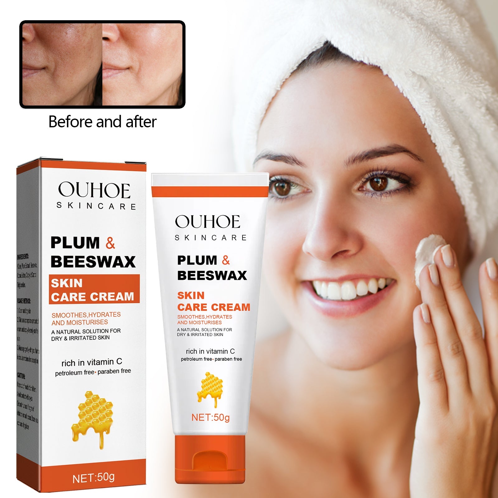Ouhoe - Plum & Beeswax Skin Care Cream