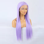 Lavender - Goddess Wig Natural Realistic Chemical Fiber Front Lace 14”-26”