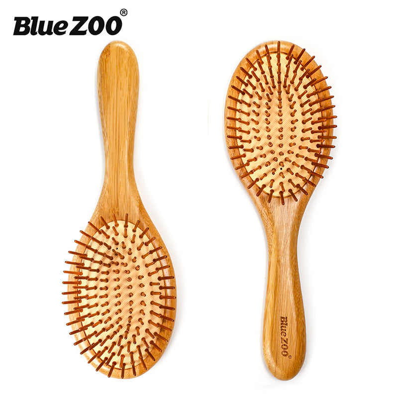 BlueZOO - Massage Air Cushion Bamboo Bristle Needle Brush