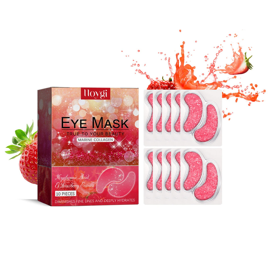Hoygi - Hyaluronic Acid & Strawberry Extract Gel Eye Mask