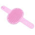 Soft Rubber Pet Brush - Pet Bath Silicone Comb Hair Remover & Massager