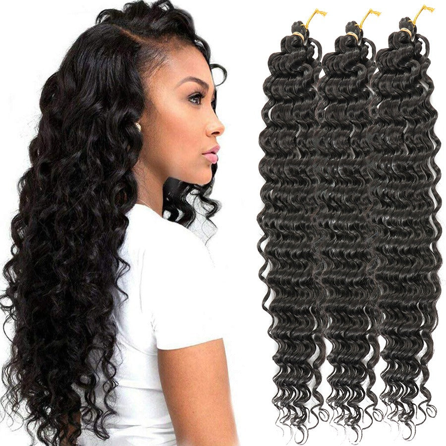 Multi Colored Options - Crochet Hair Deep Wave Latin American Crocher Hair