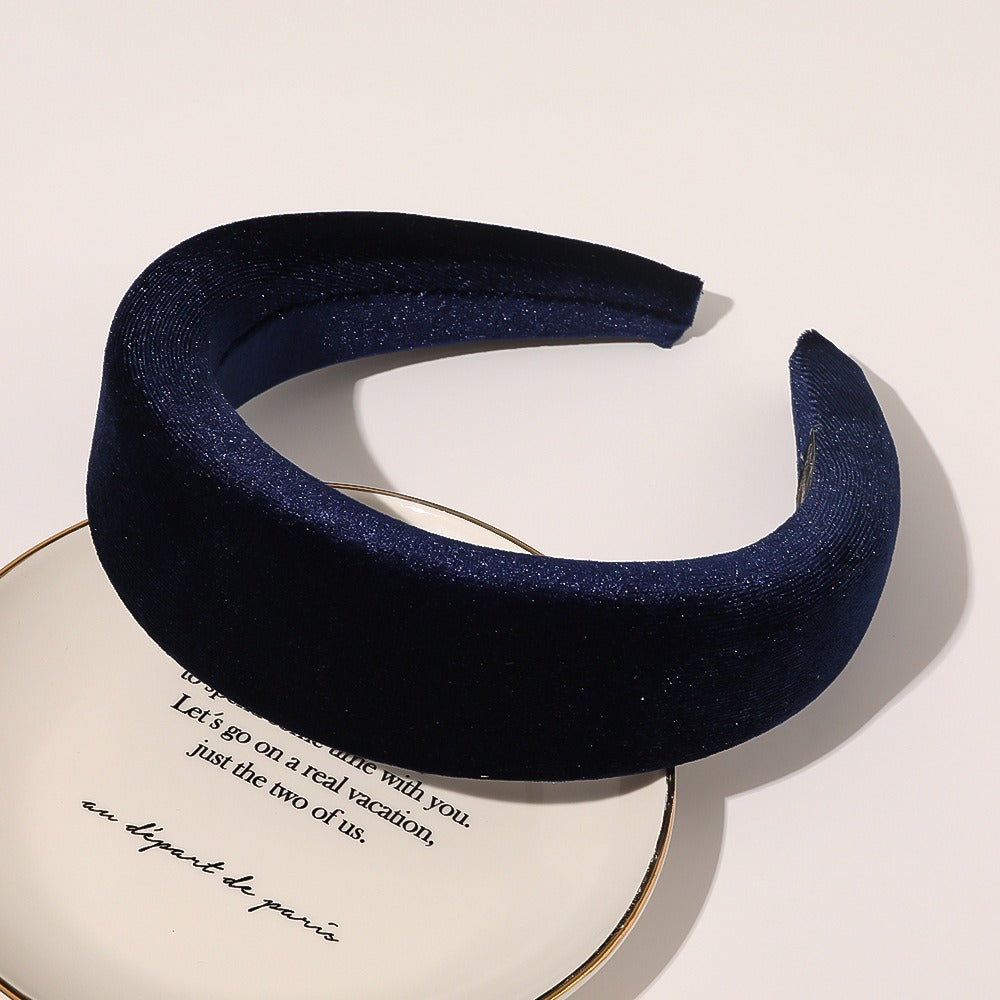 Classic - Wide Edge Velvet Sponge Headband