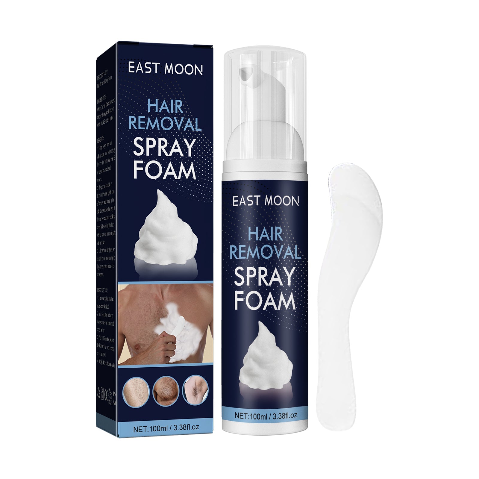 East Moon - Men's Hair Removal Spray Foam