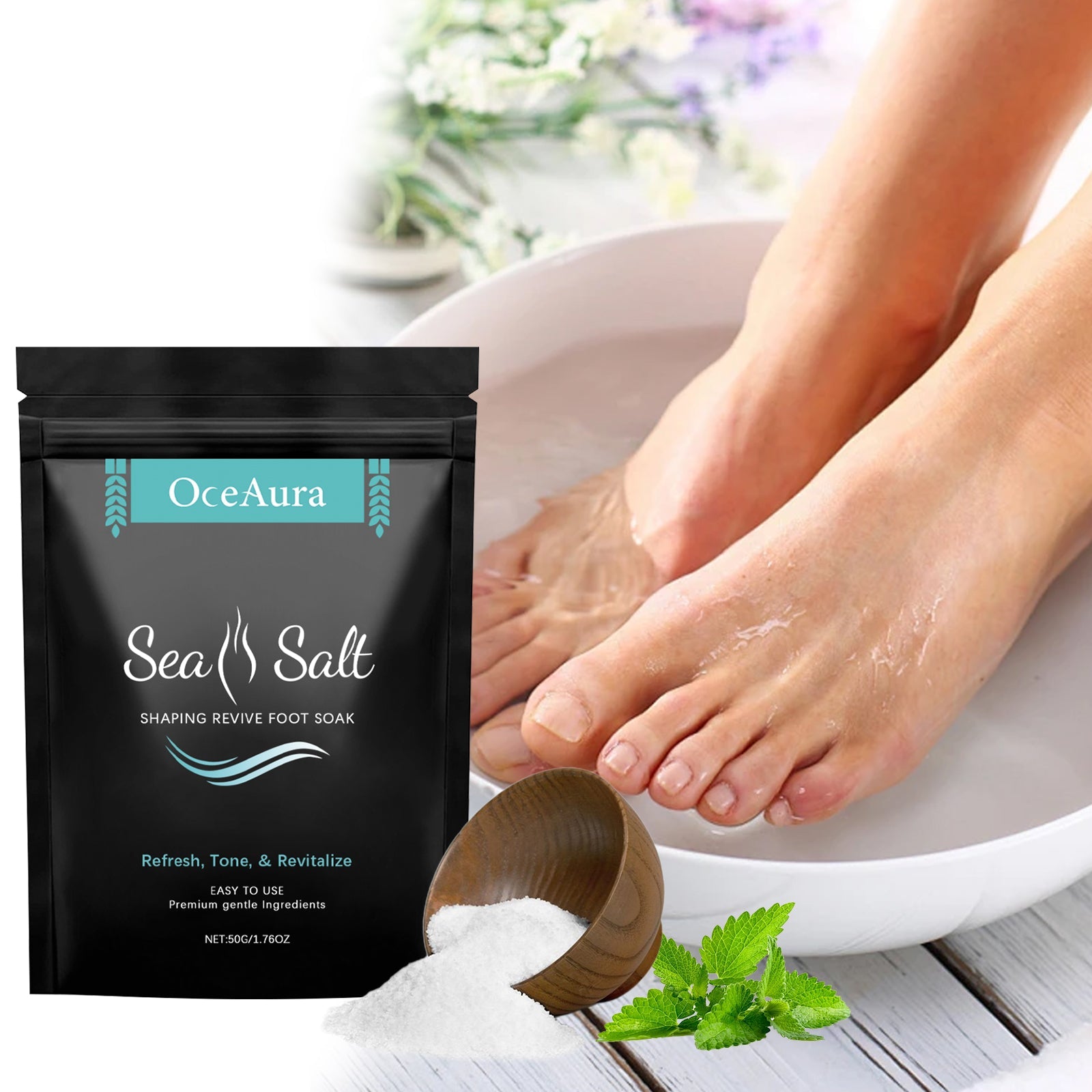 OceAura - Sea Salt Shaping Revive Foot Soak