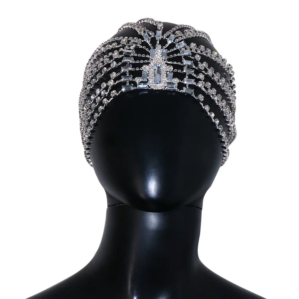 European - Rhinestone Headband Hat