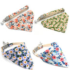 Pet Bandanas & Collar - Floral Scarf for Cats and Dogs