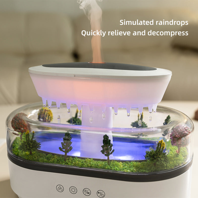 Raindrop Forrest - White Noise Humidifier & Aromatherapy Diffuser