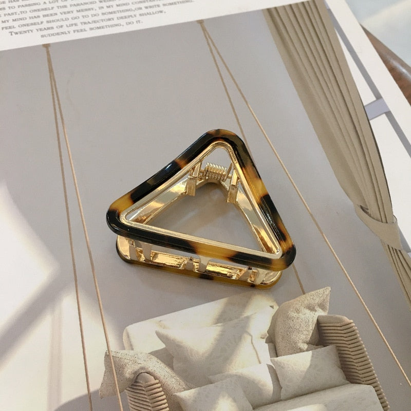Chic Geometric - Metal Hair Clamps