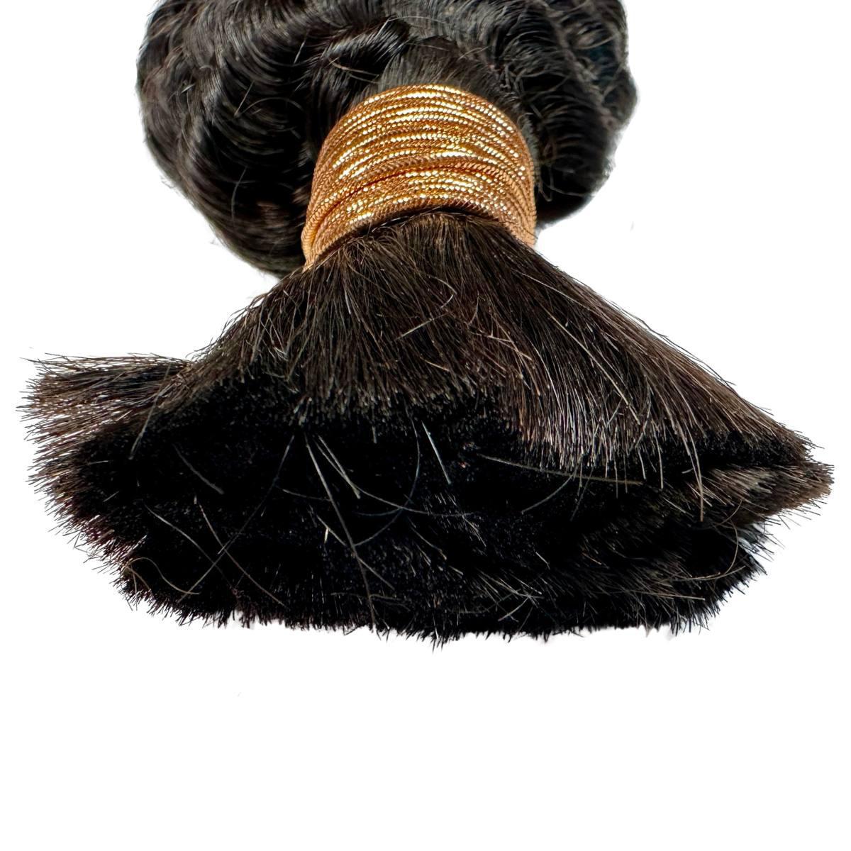 Private Label - Deep Wave Bulk 100% Human Braiding Hair