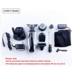 Kemei 7 in 1 Men's 3D Electric Shaver, Beard Trimmer, Toothbrush Rechargeable Razor for Men’s Shaving