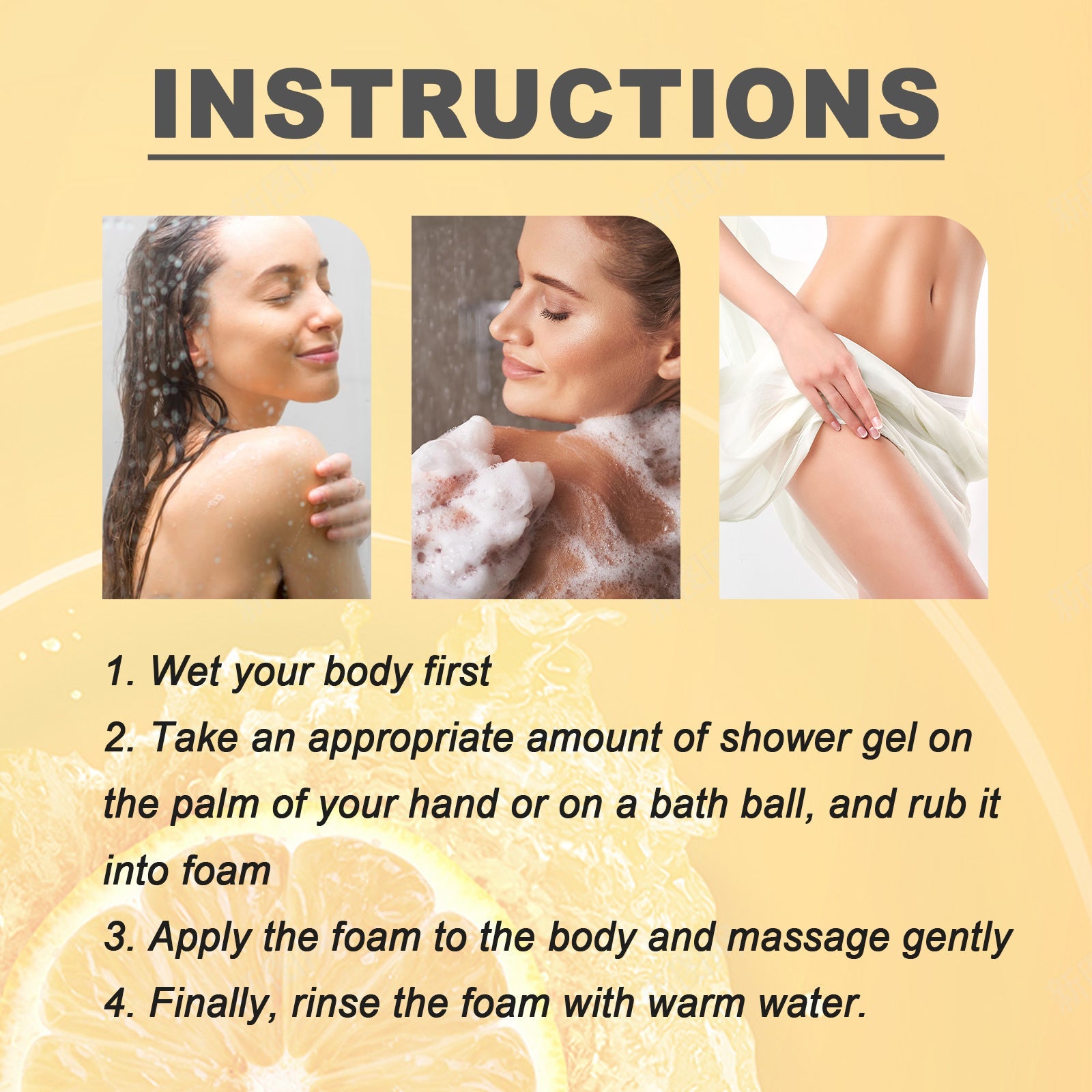 OceAura - Acidified Body Wash- Clean Tangerine