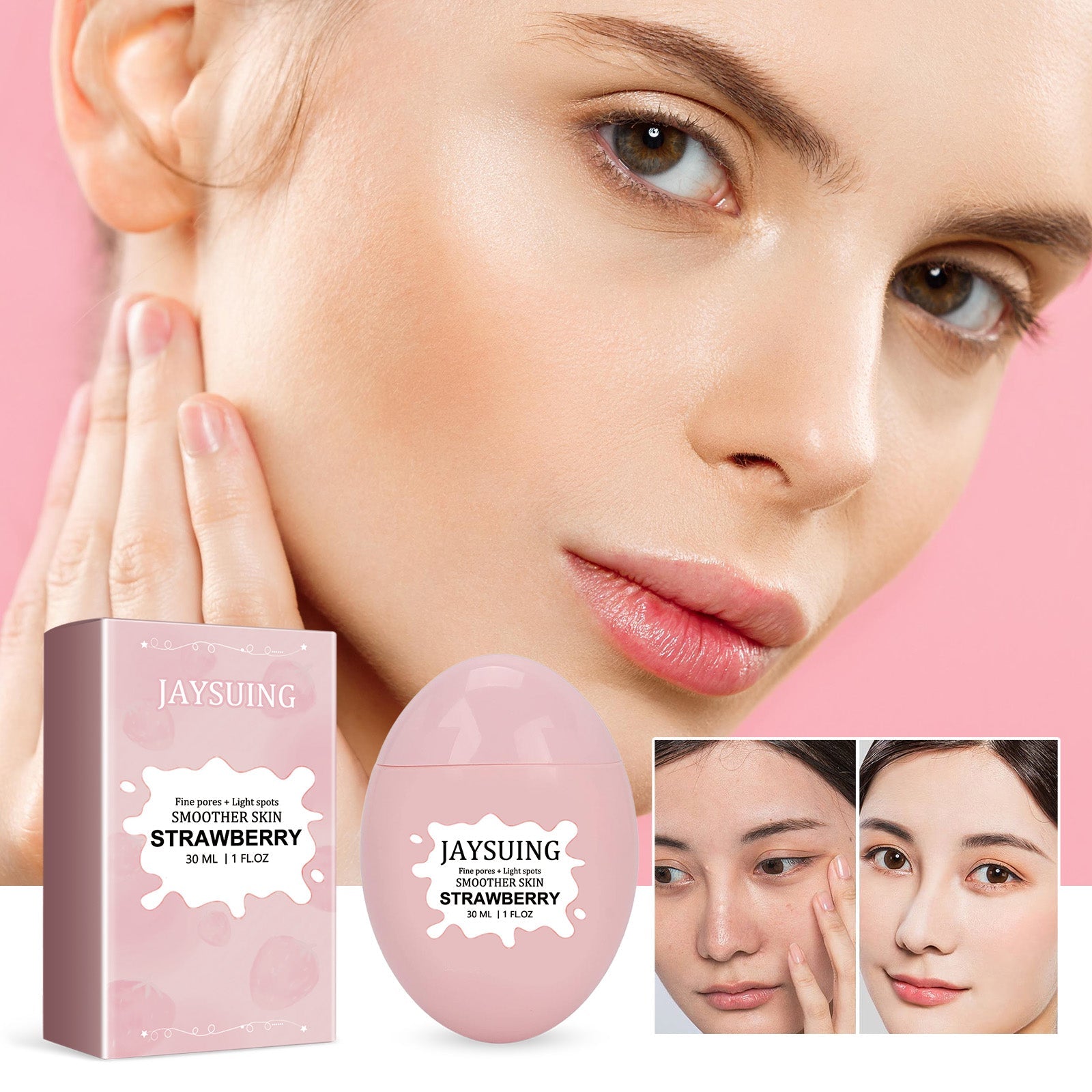 Jaysuing - Strawberry Fine Pore + Spot Corrector - Strawberry