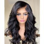Black - Natural Front Lace Wavy Long Curly Lanting Wig 16”-26”