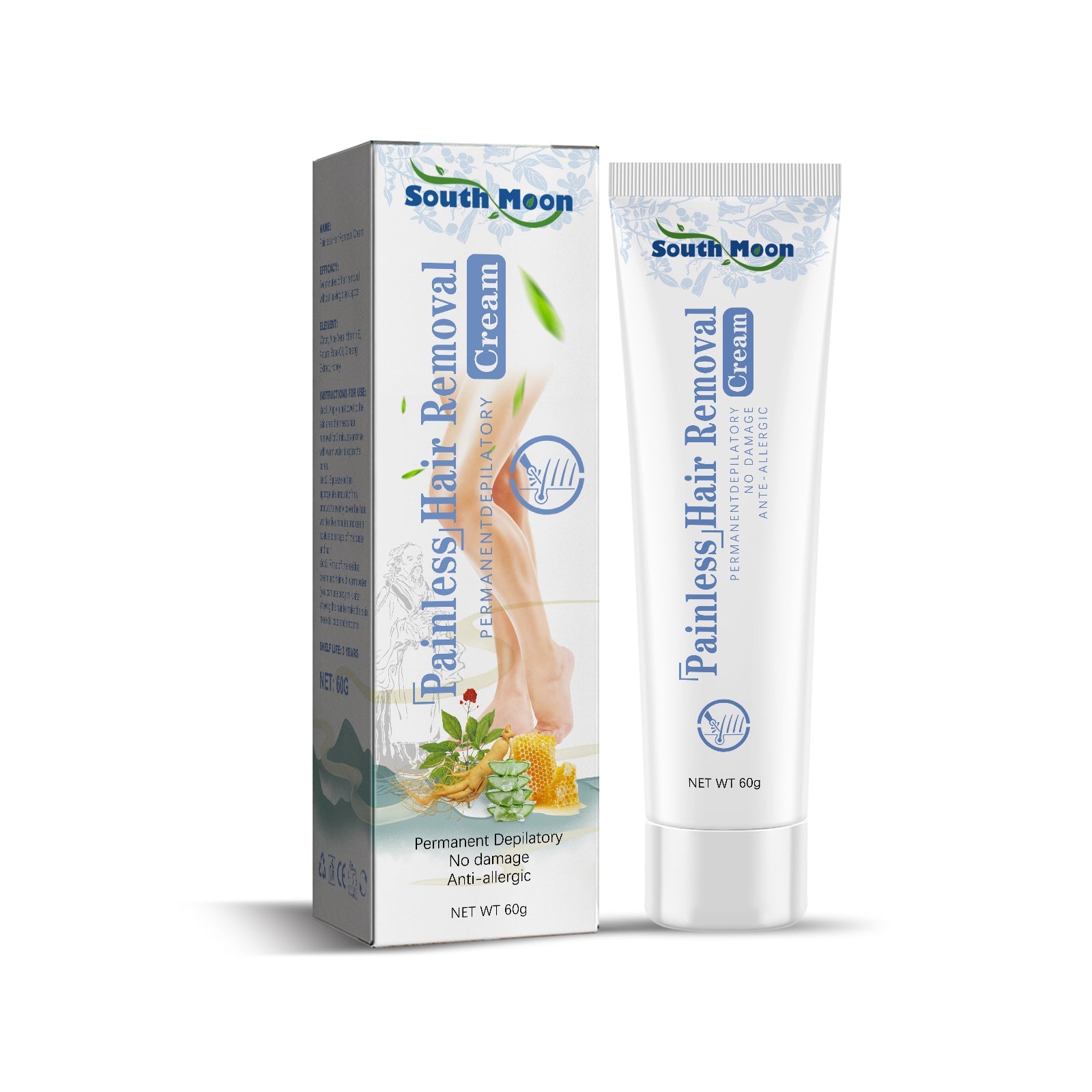 South Moon - Painless Hair Removal Cream