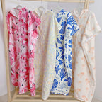 Zip- Up Hooded Bath Robe & Beach Towel