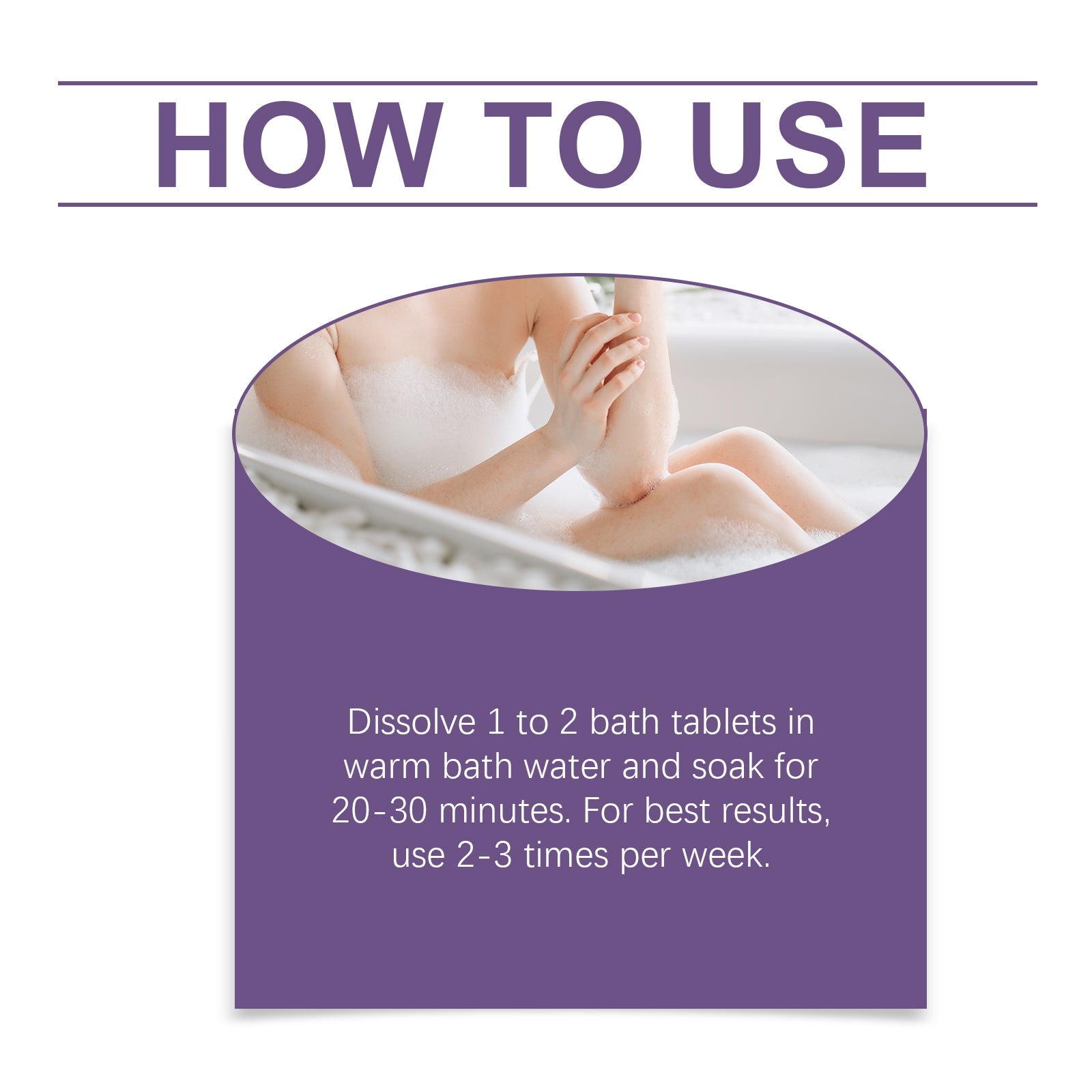 Jaysuing - Lavender Essential Oil Magnesium Bath Tablets