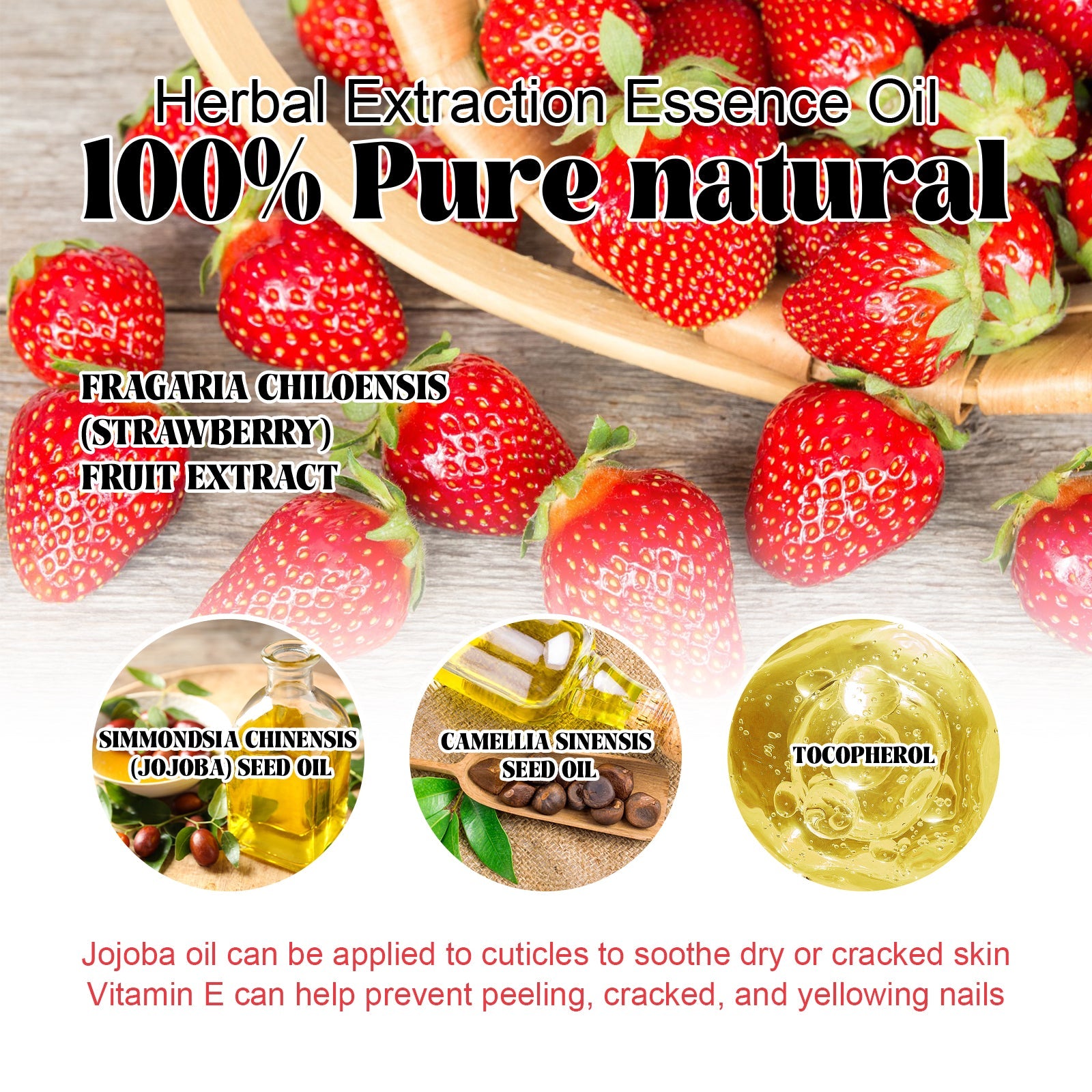 Eelhoe - Strawberry Cuticle Oil