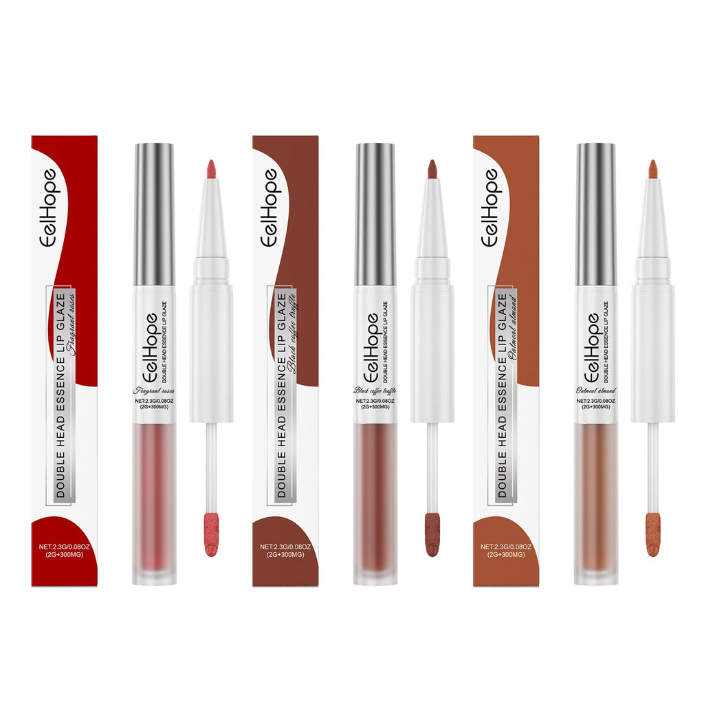 Eelhope - 2 In 1 Double Head Essence Lip Line & Lip Glaze Pen