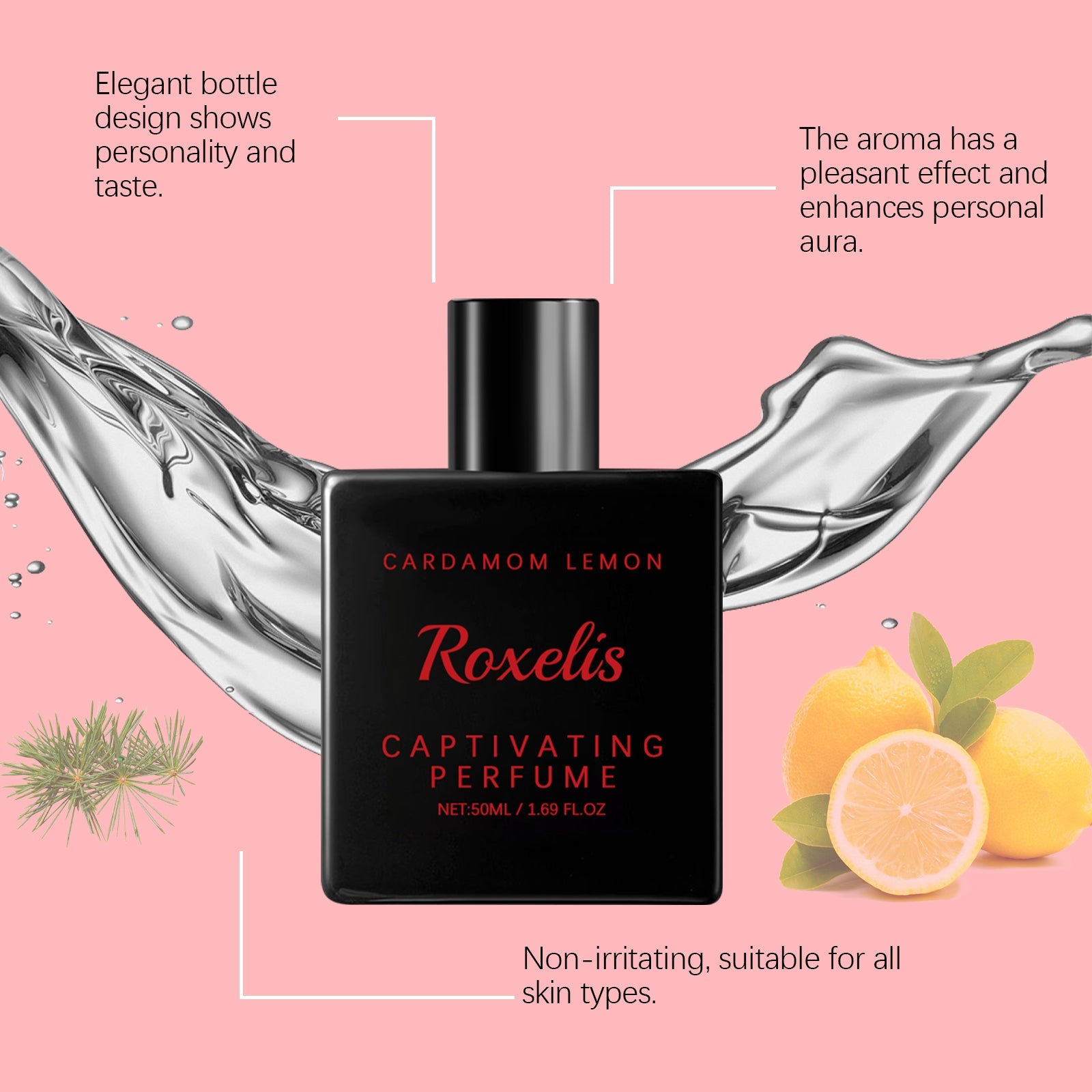 Roxelis - Cardamom Lemon Captivating Cologne
