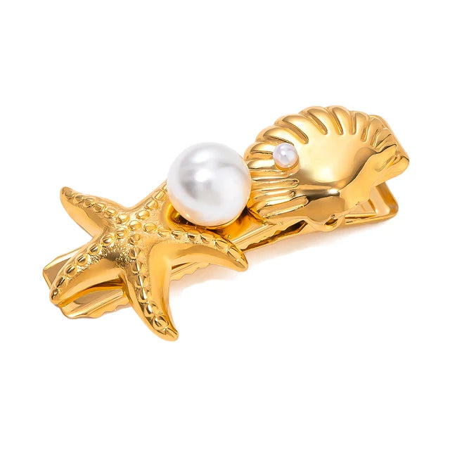 Shells - Stainless Steel Hair Clip