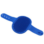 Soft Rubber Pet Brush - Pet Bath Silicone Comb Hair Remover & Massager