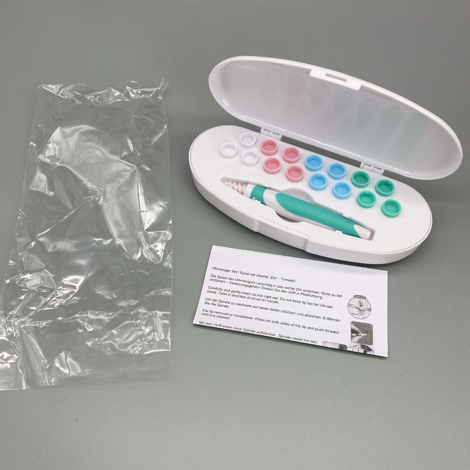 Spiral Ear Wax Removal Kit - 16 Tips