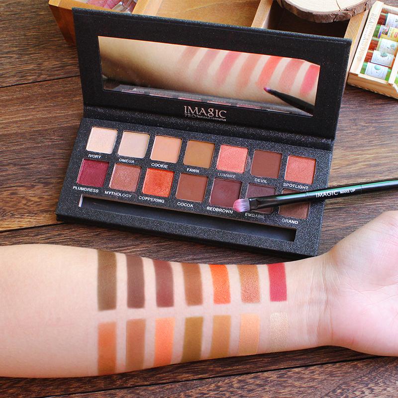 IMAGIC - 14 Color Matte Nude Eye Shadow Pallete Cosmetics