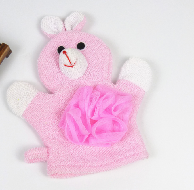 2 Pcs Children's Baby Wash Cloth (5 Colors & Animal Styles)