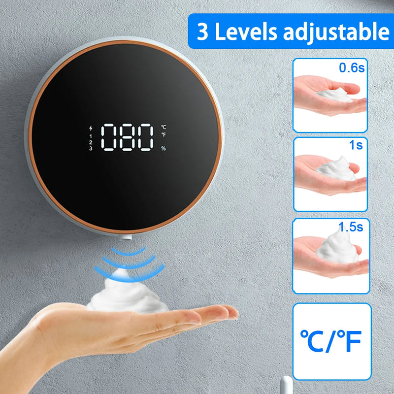 Touchless USB Liquid/Foam Wall-mounted Soap/Sanitizer Dispenser