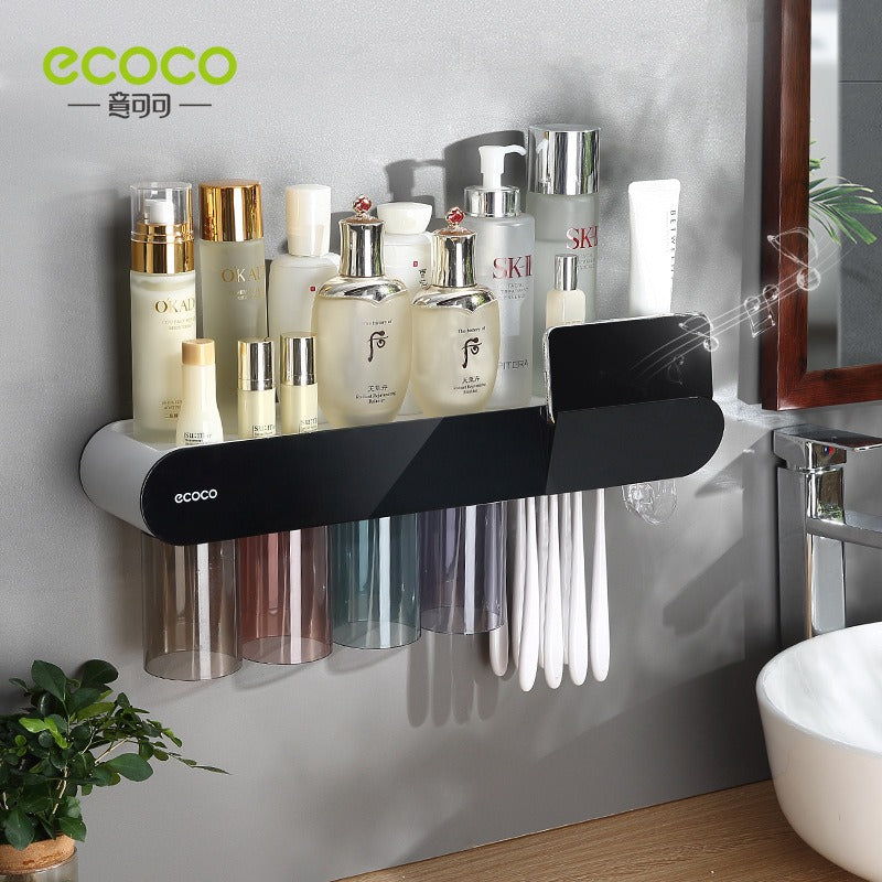 Ecoco - Wall Mounted Multi Toothbrush Holder