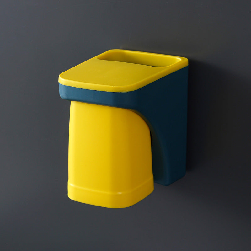 Toothbrush Holder - Mounted Toothbrush & Cup Holder
