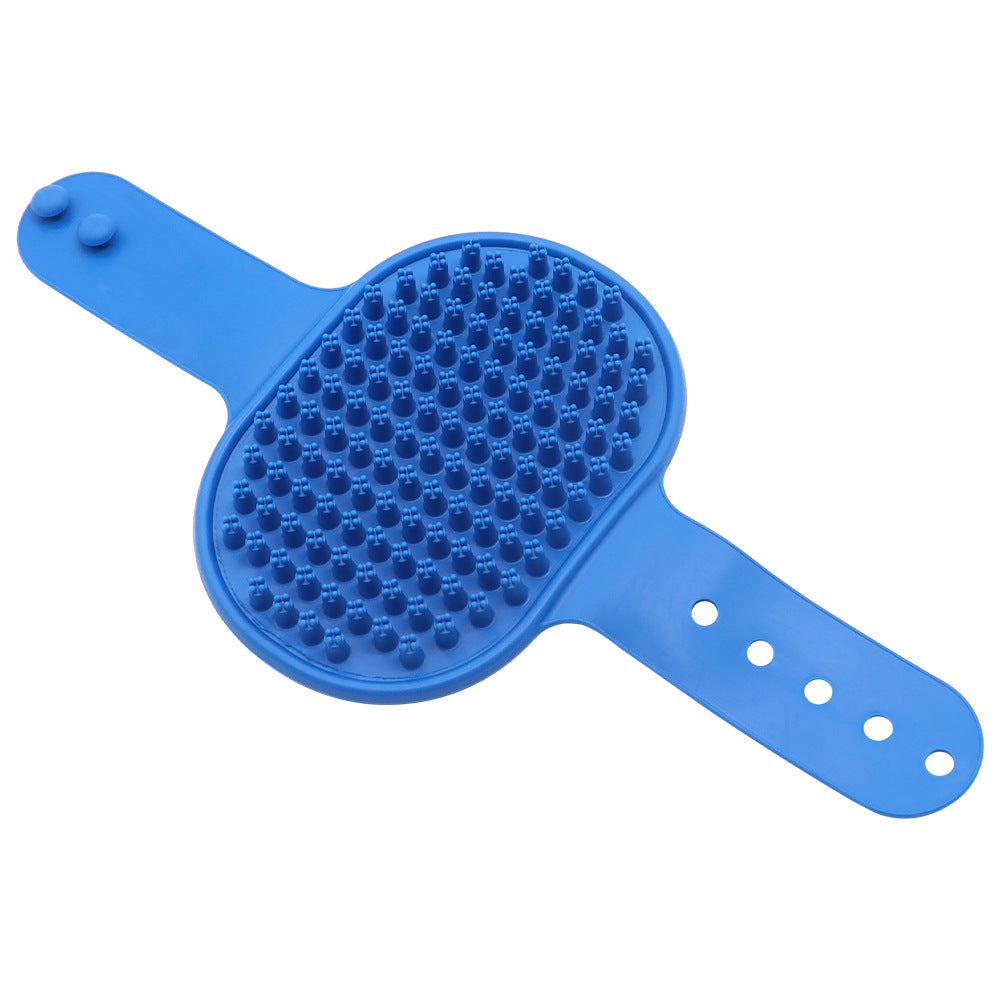 Soft Rubber Pet Brush - Pet Bath Silicone Comb Hair Remover & Massager