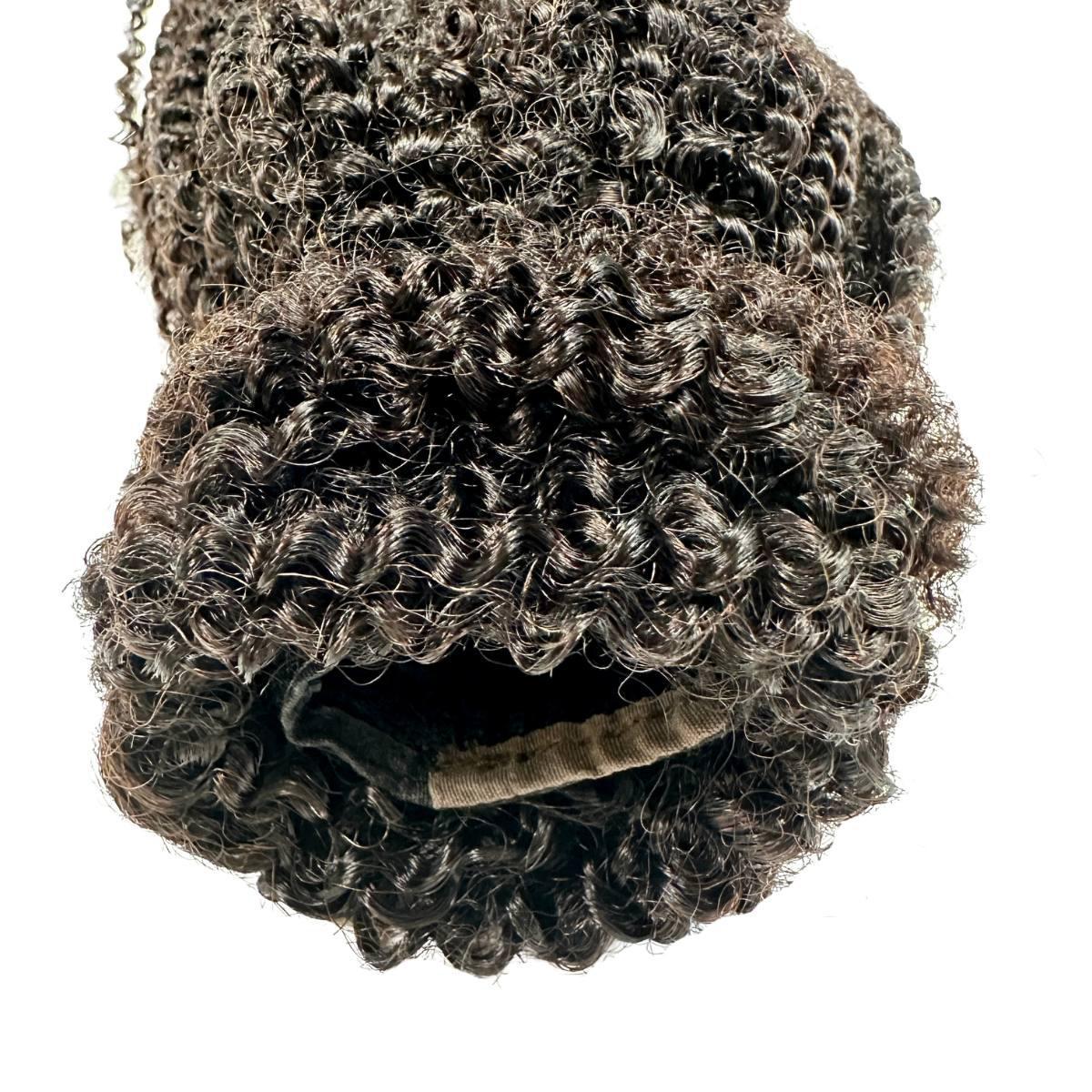 Private Label - Afro Kinky Curly 100% Human Hair Ponytail Extension