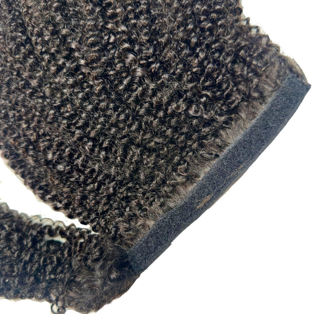 Private Label - Afro Kinky Curly 100% Human Hair Ponytail Extension